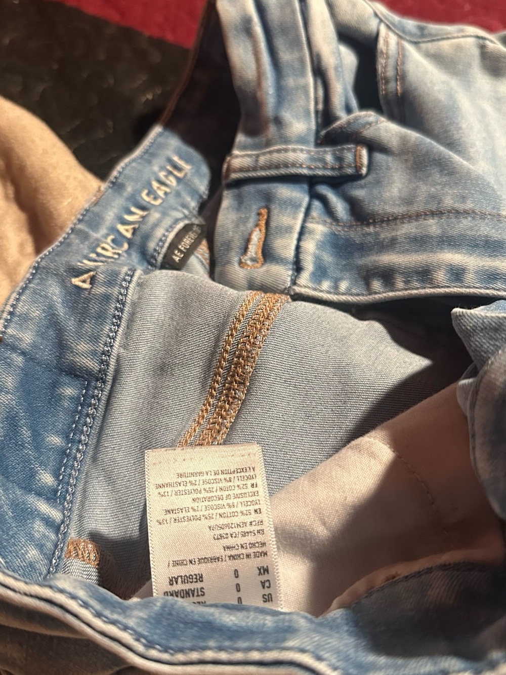 American Eagle Outfitters Light Blue Skinny Jeans